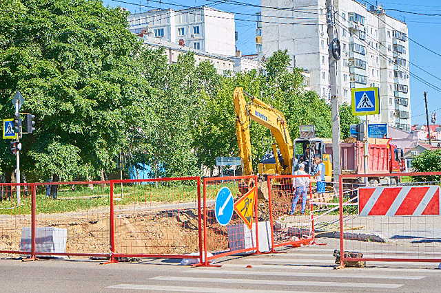 В Благовещенске на день перекрыли улицу Красноармейскую