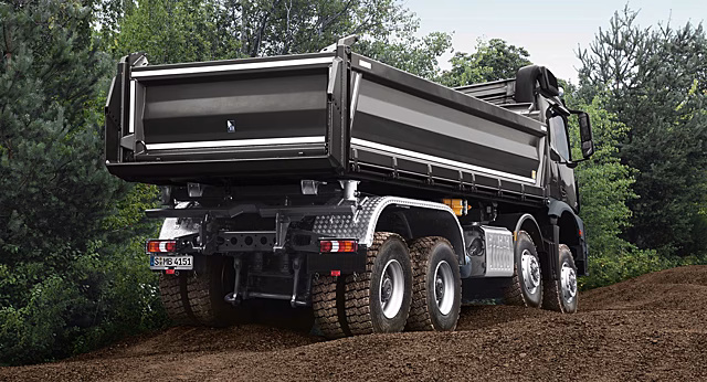Качественная и продуманная ходовая часть Mercedes-Benz Arocs