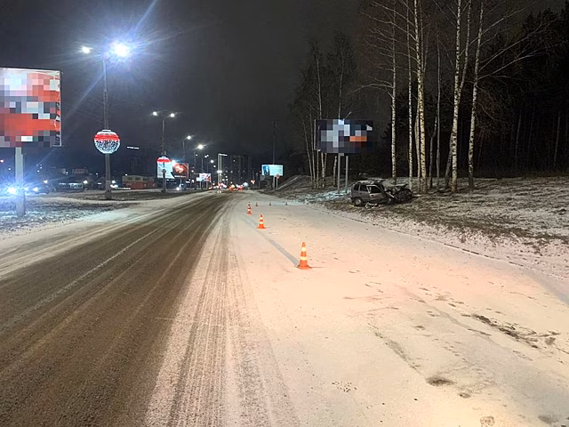 Ночное ДТП в Ижевске обернулось гибелью человека