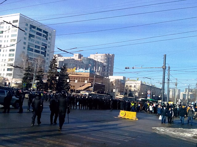 После несогласованной акции за Навального полиция Челябинска возбудила уголовное дело 