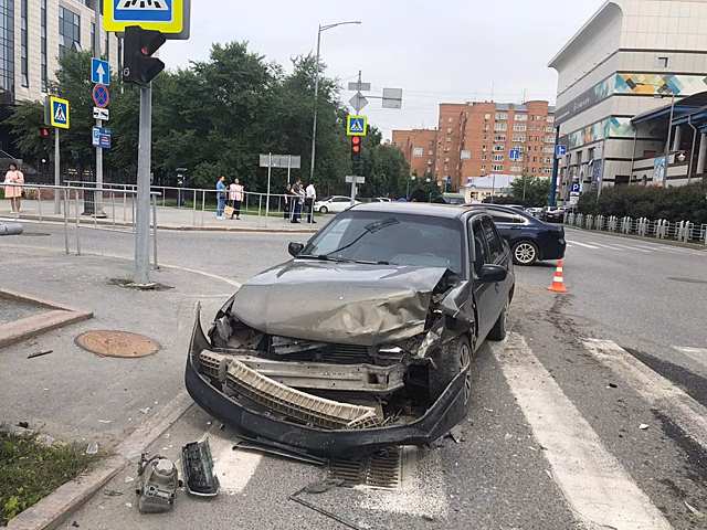 Школьница пострадала в ДТП в центре Тюмени
