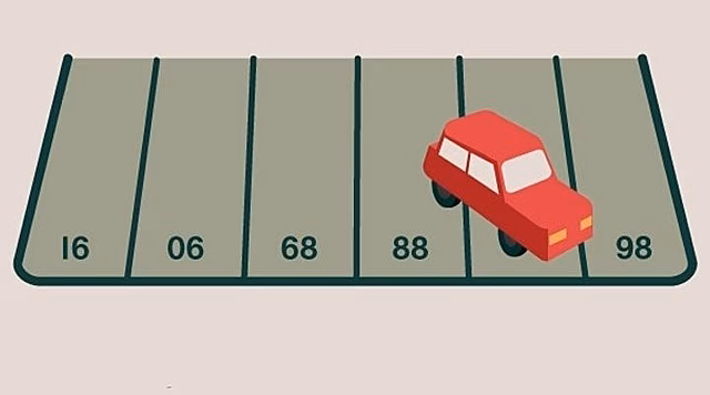 Задача, которую китайские первоклашки решают за 20 секунд. Назовите номер парковочного места
