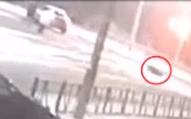 Момент наезда на пенсионерку в Рязани попал на видео