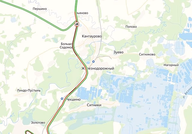 Огромная пробка возникла на въезде в Нижний Новгород 16 октября