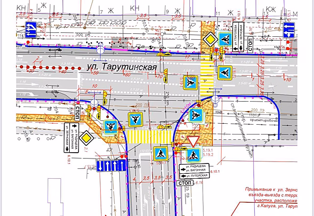 Схема дорожного движения на Тарутинской изменится
