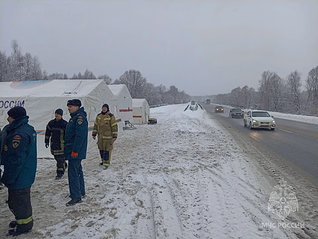 Два городка жизнеобеспечения развернули на трассах в Нижегородской области