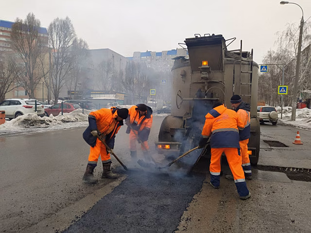 В Самаре план по ямочному ремонту дорог на март выполнен на 68 %