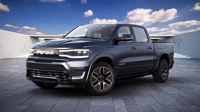 Новый полностью электрический Ram 1500 REV 2025 года был представлен на автосалоне в Нью-Йорке