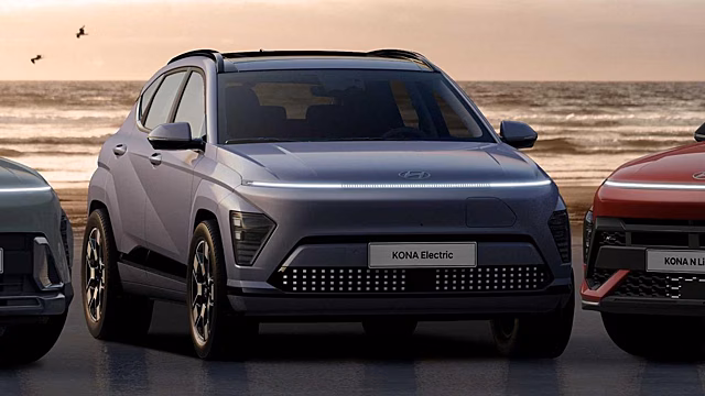 В Сети показали внешний облик электрокара Hyundai Kona 2024 года в Южной Корее