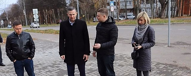 В Пущино продолжается благоустройство бульвара Академика Иерусалимского