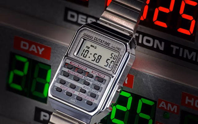 Casio возвращает нас «Назад в будущее»: культовые часы Марти МакФлая к 40-летию фильма