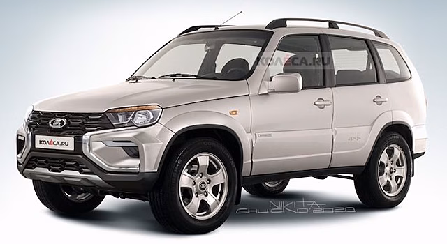 Как могла бы выглядеть удлиненная Lada Niva. Первые изображения