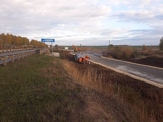 Ремонт моста через реку Озерка в Шатковском районе завершат в июне 2022 года