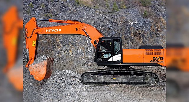 Российский завод Hitachi начинает производство экскаватора ZX400LCH-5G