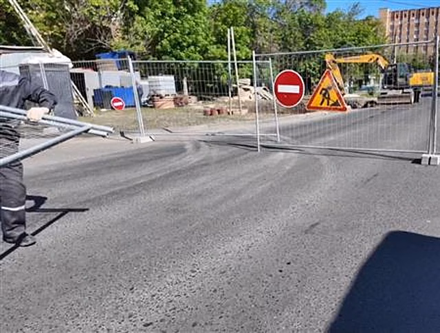 В Самаре перекрыли улицу Мяги