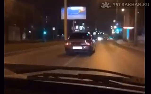 Астраханского лихача нашли и наказали