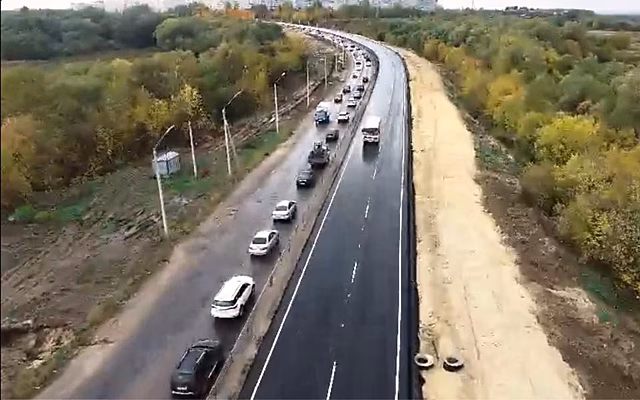 На Северной окружной в Рязани запустили 4 полосы движения