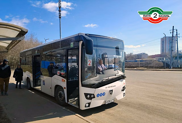 В Казани тестируют новый автобус. Пока на маршруте №2
