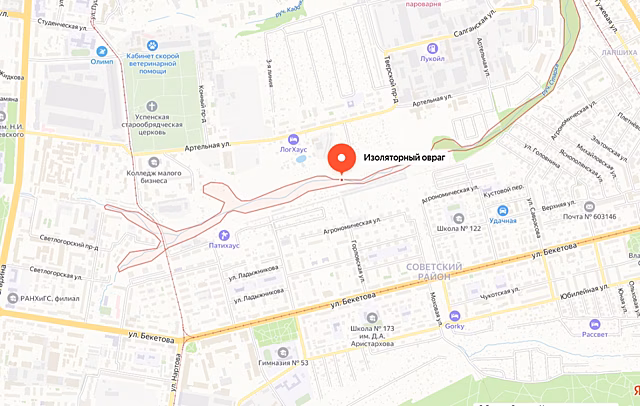 Нижегородская мэрия не отказалась от строительства дороги в Изоляторном овраге