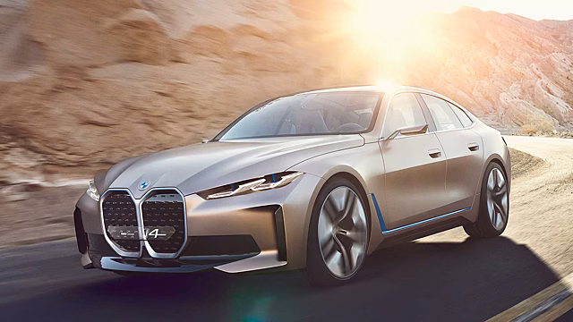 Электрический седан BMW i4 окажется быстрее купе М4
