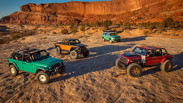 Jeep анонсировал четыре внедорожника