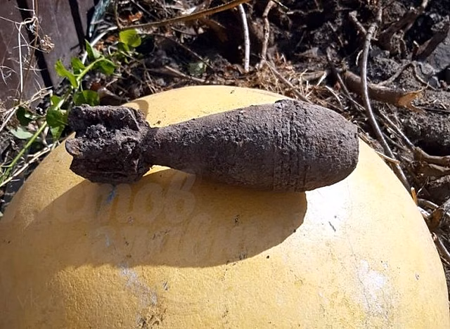 В Ростове во время ремонта дороги нашли мину