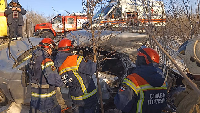 В Саратове в ДТП с легковым автомобилем и грузовиком погибли два человека