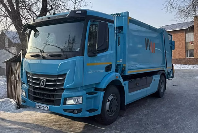 КамАЗ представил бесшумный мусоровоз нового поколения