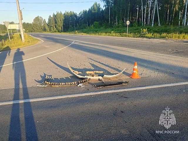 Опубликованы фото с места ДТП с пострадавшими на Бору