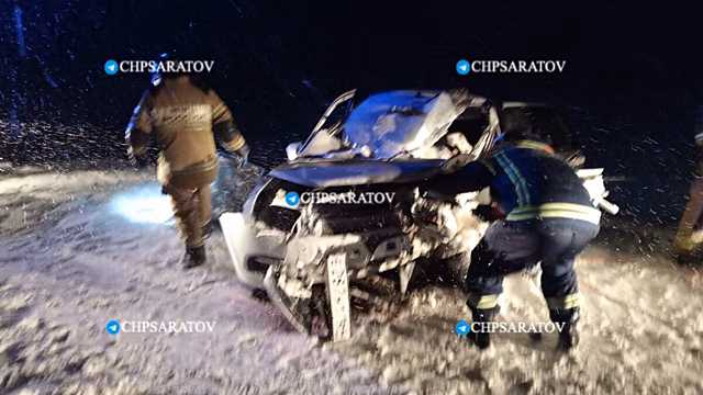 В аварии под Саратовом получили травмы 4 человека