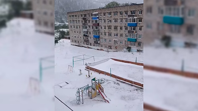 Жители Хабаровского края вернулись в зиму за два дня до лета