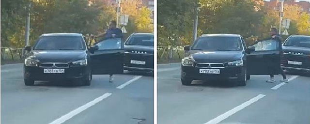 В Новосибирске водитель Exeed избил мужчину ногами из-за дорожного конфликта