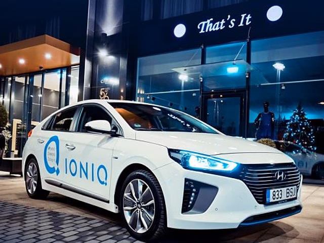 Hyundai привезёт в Лас-Вегас автономный электромобиль Ioniq