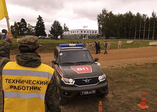 Команды России, Ирана и Армении провели тренировку по прохождению этапа «Патрульная гонка» в рамках конкурса АрМИ-2019 «Страж порядка»