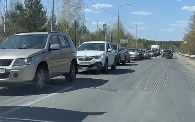 Из-за ремонта моста в Касимовском районе образовалась пробка