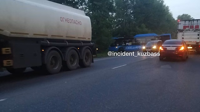 ДТП произошло на одной из кемеровских улиц