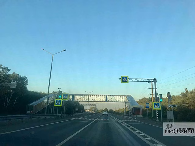 Денис Паслер осмотрел надземный пешеходный переход в районе Нежинки