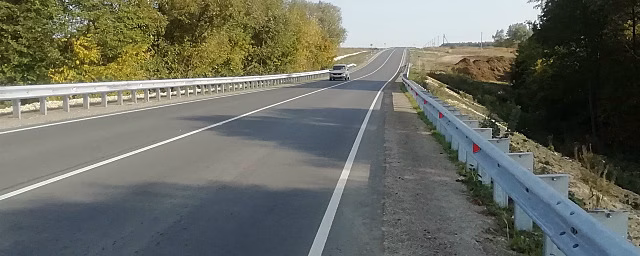 В Рязанской области произвели ремонт дороги между двумя селами