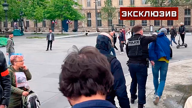 Во Франции задержали пытавшегося сорвать «Бессмертный полк» украинца