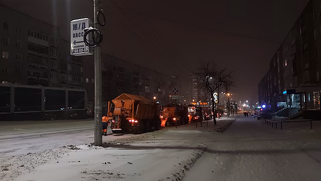 Дорожные службы Удмуртии приведены в готовность перед снегопадами