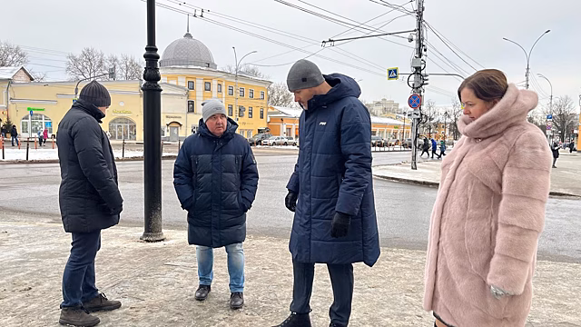 Андрей Накрошаев проверил качество уборки в центре города