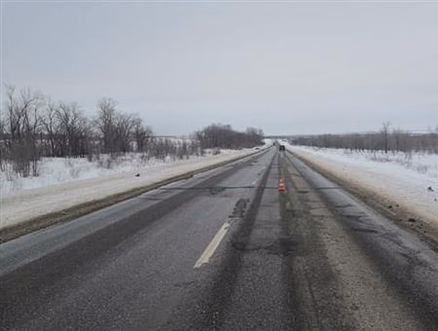 В Самарской области пешеход вышел ночью на середину дороги и погиб