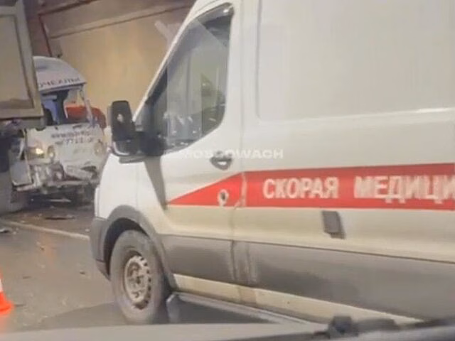 Движение затруднено в Лефортовском тоннеле из-за ДТП