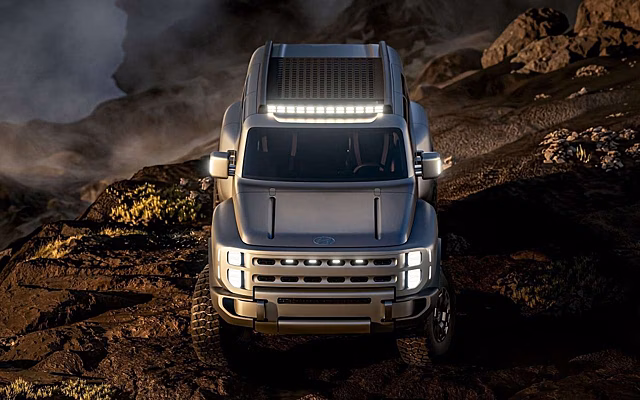 Hyundai показал новый рамный внедорожник с футуристичным дизайном