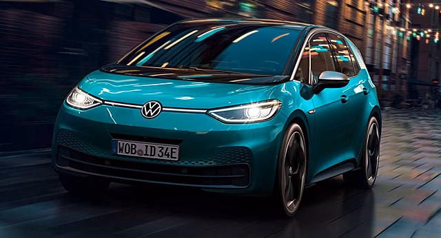 Электрокар Volkswagen ID.3 показал хорошие продажи в Европе