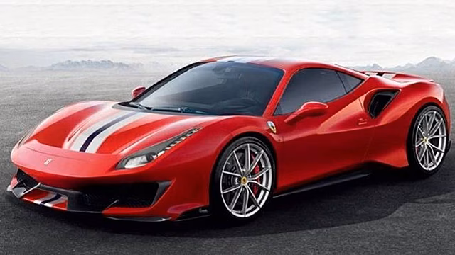 В сети рассекретили экстремальное купе Ferrari 488 Pista