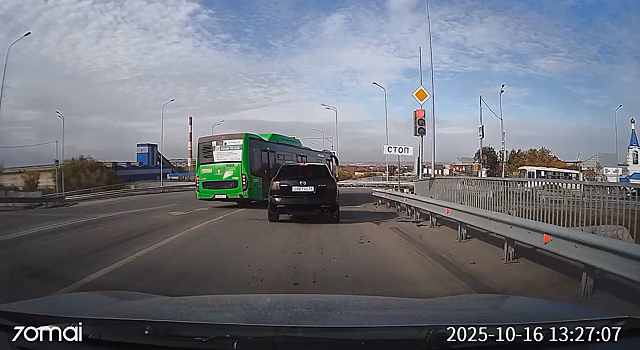 В Оренбурге водителя автобуса наказали за опасное вождение, попавшее на видео
