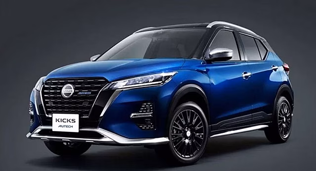Компания Nissan рассекретила салон нового кроссовера Kicks Autech