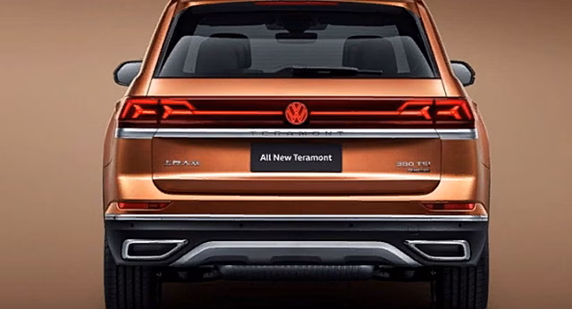Volkswagen анонсировал другой обновлённый Teramont для рынка Китая