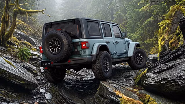 Jeep представляет эксклюзивную серию Rockslide с синим джинсовым салоном